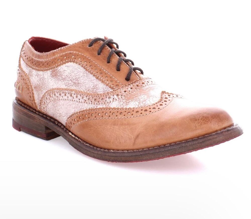 Bed Stu NWT Sundance Women’s Channing Oxford Tan Rustic White Nectar size 7